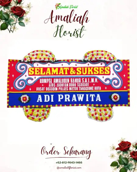 Papan Bunga Ucapan Selamat widasari